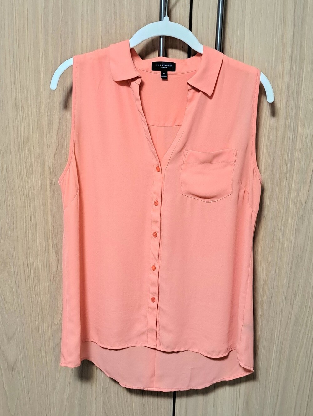 The Limited Ashton Sleeveless Button-Front Top